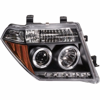 Navara 07 Head Lamp Crystal Projector W/Rim + LED