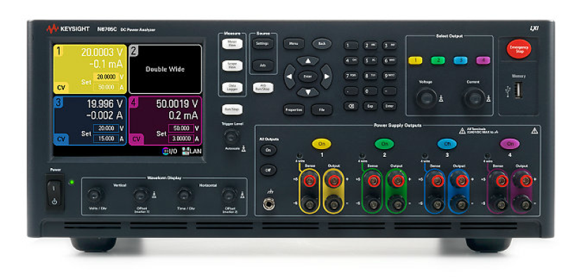  Keysight Base Model Custom-Configured DC Power Analyzer, 600 W, Modular, 4 Slots, N6715C