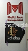 DLS Technology & Multi Acc Management 3D BOX UP LETTERING SIGNBOARD