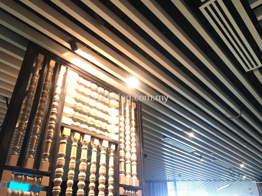 Aluminium Baffle Ceiling - Damansara