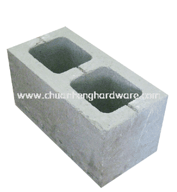 block 190 mm deep double hole