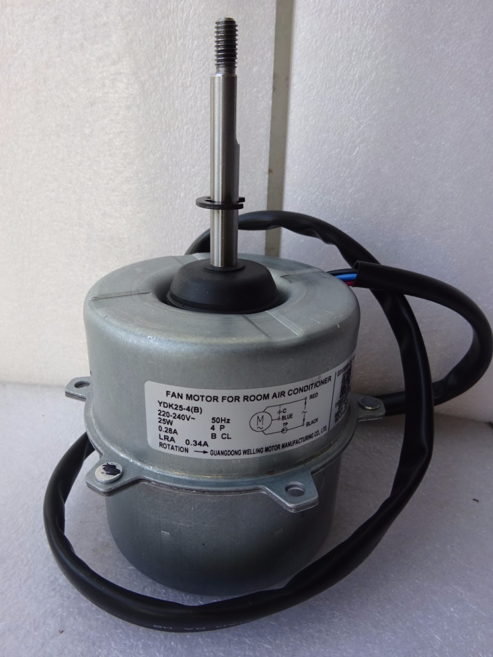 CARRIER YDK-25 25W CONDENSING FAN MOTOR 11002012002124 - (38KCV209704)