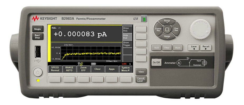  Keysight Femto/Picoammeter, 0.01fA, Battery, B2983A