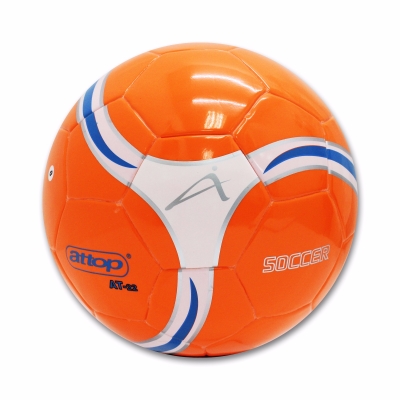 ATTOP SOCCER BALL AT 22 ORANGE/WHITE/BLUE