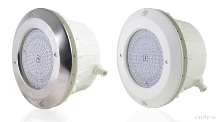 Emaux EL-NP300S-252 Plastic Light Housing, S&S Face Ring, 252 LEDs Warm White - 20W&12V Retrofit Astralpool Light (07844&43)