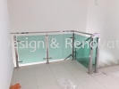 Staircase Glass Railing at Klang Staircase Glass