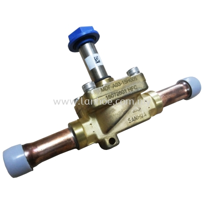 Sanhua Solenoid Valve - Solder 5/8" MDF-A03-15H005