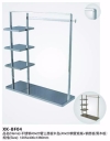 420301MS - GARMENT RACK ISLAND 3 SHELVES (BF04) M/STEEL SALE ITEMS