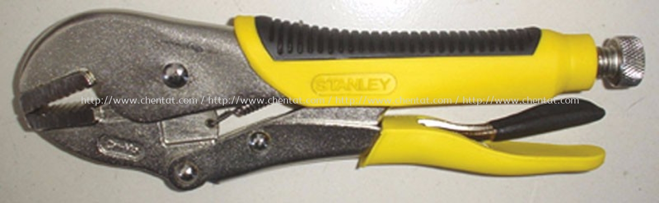 LONG NOSE LOCKING PLIERS WITH BI-MATERIAL HANDLE