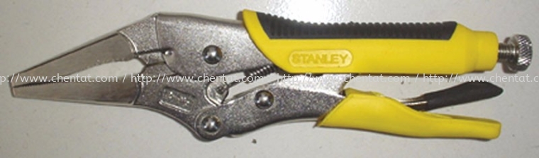 STRAIGHT JAW LOCKING PLIERS WITH BI-MATERIAL HANDLE STRAIGHT JAW LOCKING PLIERS WITH BI-MATERIAL HANDLE Pliers Clamping Tools Stanley