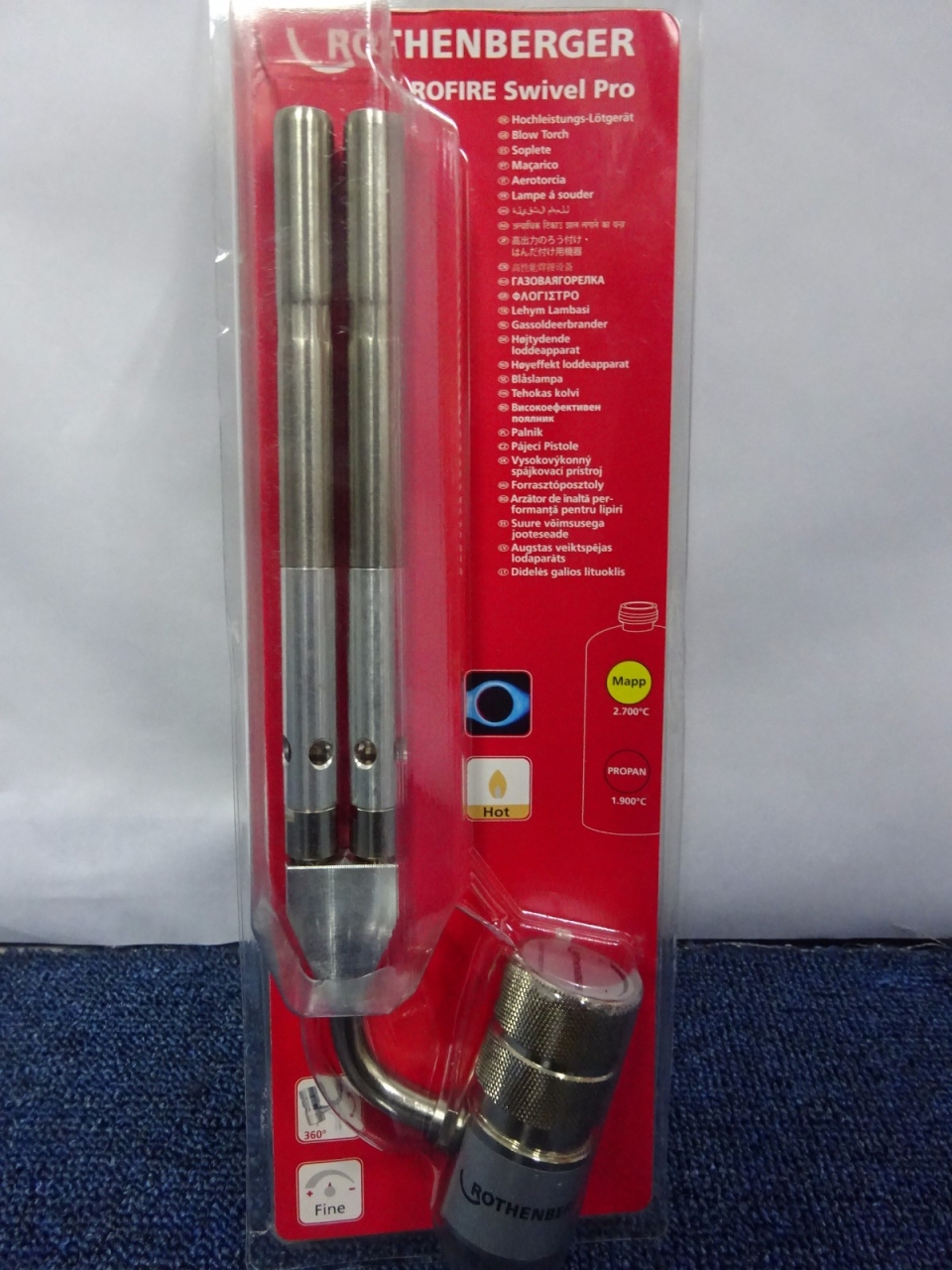 Rothenberger Rofire Swivel Pro Twin Burner 3.5012