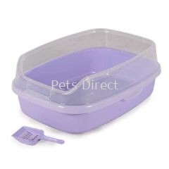 Cat Litter Tray Purple