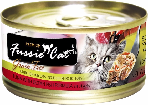 Fussie Cat Tuna With Ocean Fish Formula In Aspic 80G