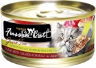 Fussie Cat Tuna With Salmon Formula In Aspic 80g Fussie Cat Premium Cat Canned Food