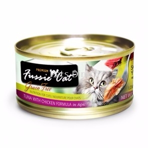 Fussie Cat Tuna With Chicken Formula In Aspic 80g