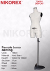 470108 - FEMALE TAILOR TORSO (Da Ming) TORSO BODYFOAM MANNEQUIN MANNEQUINS