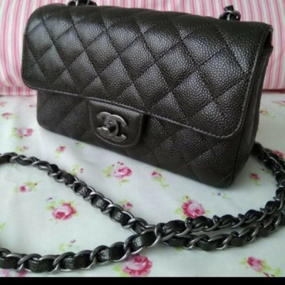 Chanel 2021 So Black Classic Rectangular Mini Flap Bag w/ Tags - Black  Crossbody Bags, Handbags - CHA620837