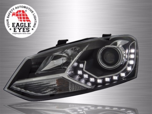 VW Polo Projector LED Head Lamp 09~17 