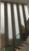  Roller Blind On Staircase (high Wall)
