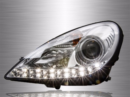 Mercedes Benz SLK R171 Projector LED DRL Head Lamp 05~11