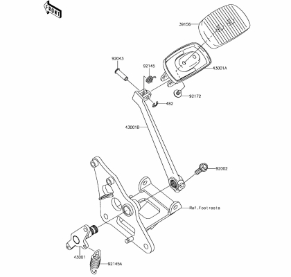 BRAKE PEDAL/TORQUE LINK