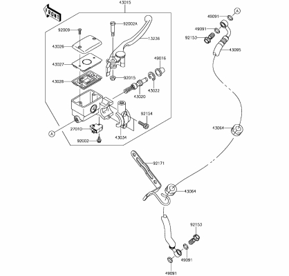 FRONT MASTER CYLINDER