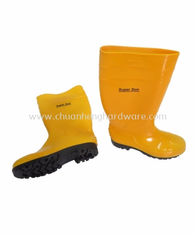 Yellow Rubber Boots