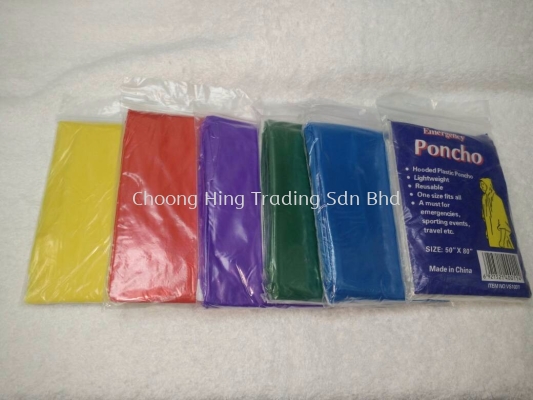 PONCHO DISPOSABLE RAINCOAT