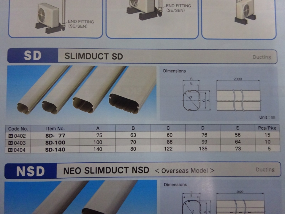 INABA SLIMDUCT SD