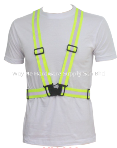 Elastic Vest Lime Green + White