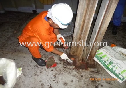 Clean Up at Difficult Area Especially at The Cell Guide Our Services Marine Cleaning Service