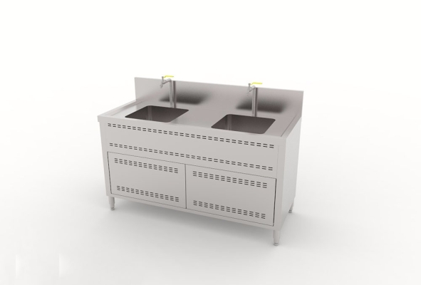 Double Bowl Sink Cabinet Type