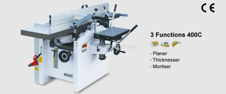 Sliding Table Saw Sicar 3 Functions 400C Planer/Thicknesser/Mortiser Sliding Table Saw