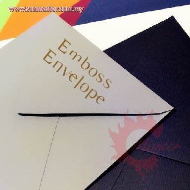 7.75" x 5.5" Embossed Envelope (20s)