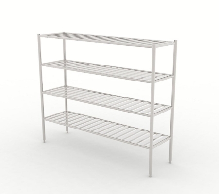 Four Tier Slatted Rack