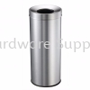 STAINLESS STEEL BIN c/w Open Top Bin Car Park Equipment