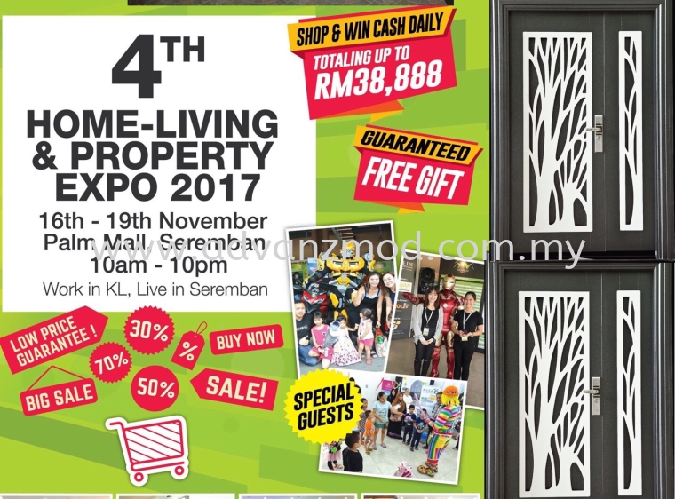 16th-19th November 2017 Visit Our Booth At Home-Living & Property Expo Palm Mall, Seremban