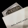 (SOLD) Balenciaga Triple Tour Bracelet with Silver Stud Balenciaga