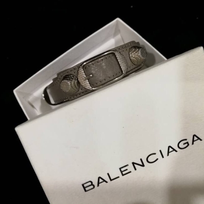 (SOLD) Balenciaga Triple Tour Bracelet with Silver Stud