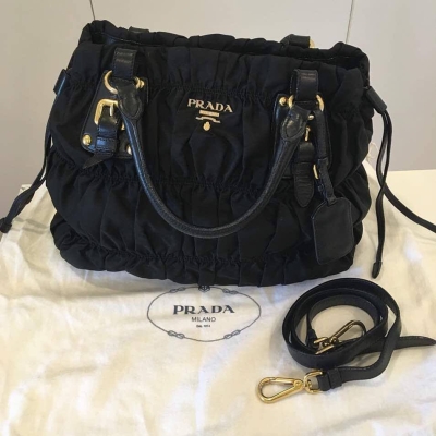 (SOLD) Prada Gaufre Nylon Tessuto Two Ways Carry