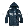 Lightweight Hooded Windbreaker Jacket Black Windbreaker-Worker Jacket Baju Uniform Custom KL PJ 