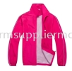 Windbreaker -Pink Windbreaker-Worker Jacket Baju Uniform Custom KL PJ