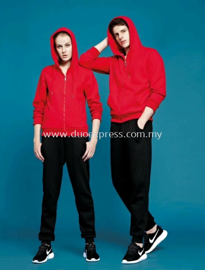 Sweat Hoodies and Pants Red