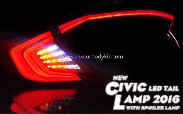 HONDA CIVIC 2016 FC LED TAIL LAMP WITH SPOILER LAMP 