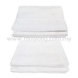 White Bath Towel