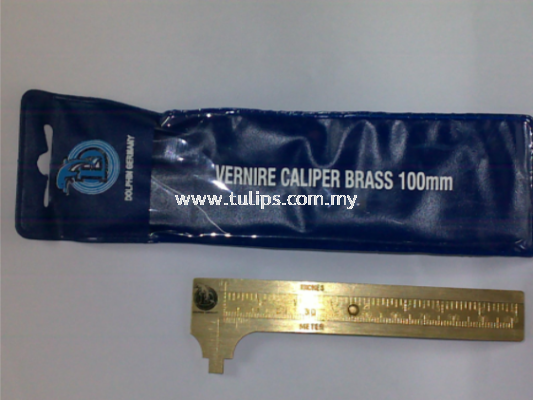 Dolphin 71-301 100mm Brass Vernier Caliper