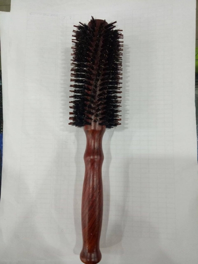 Lisse No.9 Roll Hair Brush with Wood Handle