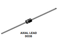 TCRDxx SERIES 500 mW DO-35 Hermetically Sealed Glass Zener Voltage Regulators 