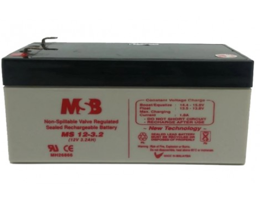 MSB MS12-3.2 Lead Acid Battery