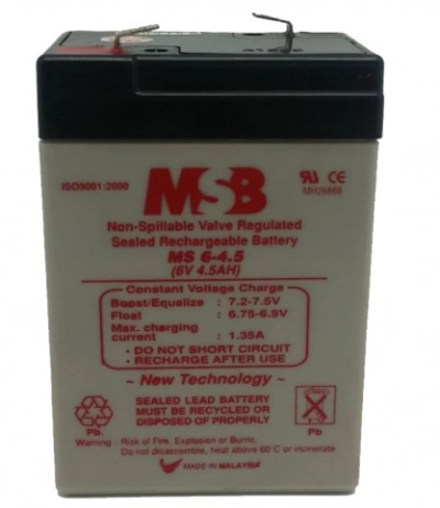 MSB MS6-4.5 Lead Acid Battery 